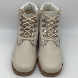 Women’s Dunham Work Boots Cream & White Size 8.5